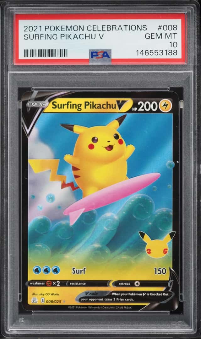 Surfing Pikachu V