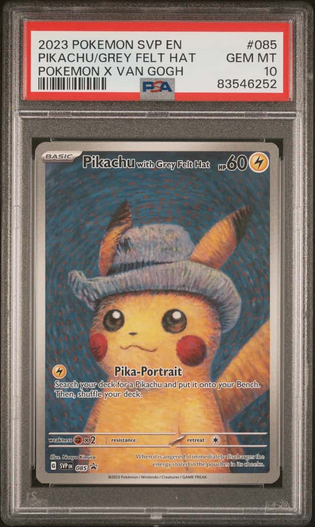 Pikachu/Grey Felt Hat