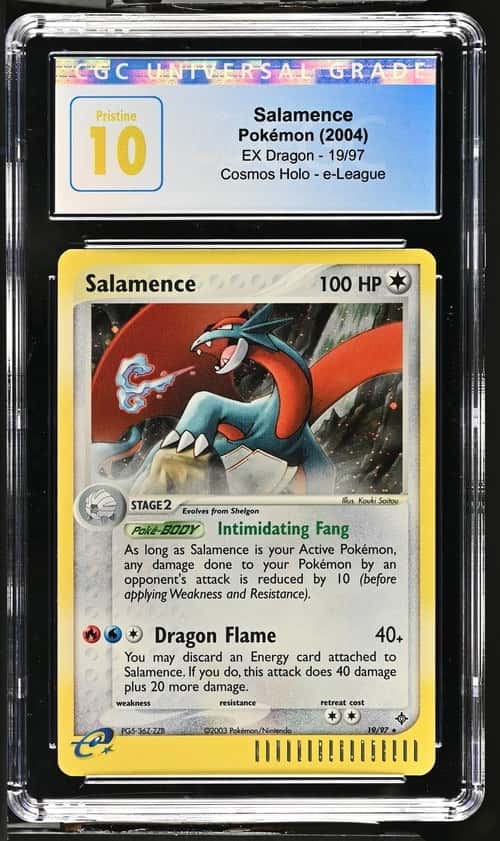 Pokemon Salamence EX Dragon 19/97 E-League CGC 10 Pristine
