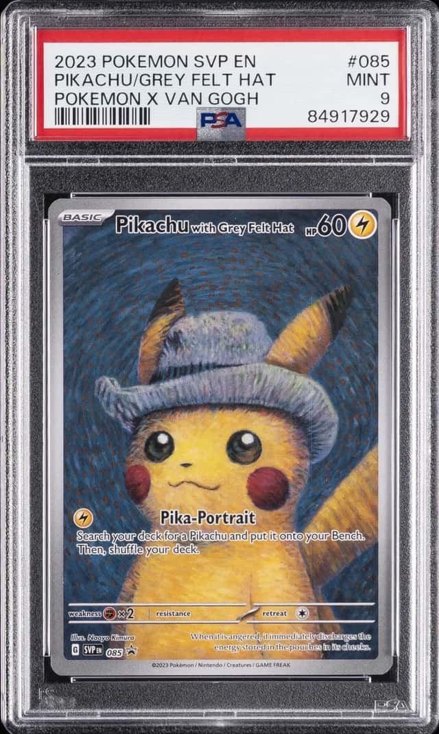 Pikachu/Grey Felt Hat