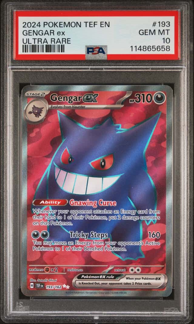 Pokemon Temporal Forces Gengar PSA 10
