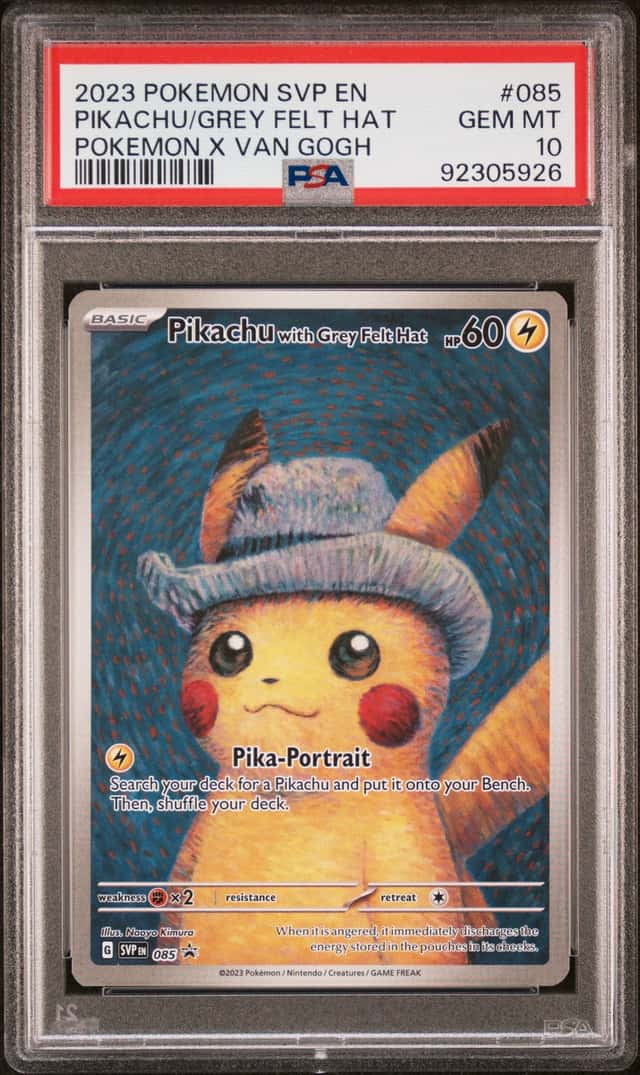 2023-25 Pokemon SV Black Star Promos Pikachu 2023 #085 PSA 10 GEM MINT