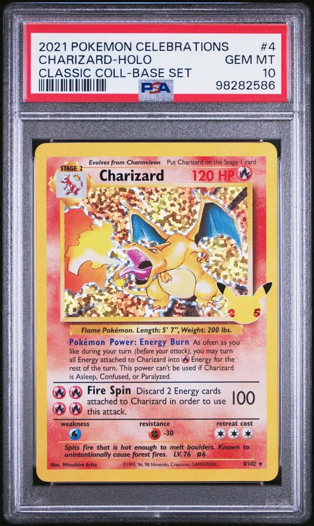 2021 Pokemon Celebrations Classic Coll. #4 Charizard Holo PSA 10 GEM MINT