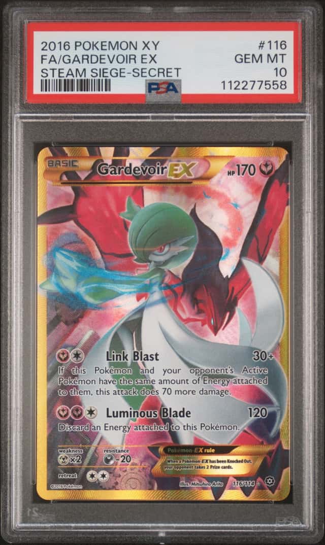 2016 Pokemon XY Steam Siege Gardevoir EX #116/114 PSA 10 GEM MINT GEM MINT