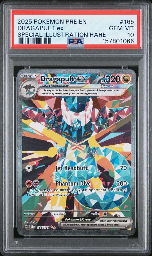 2025 Pokemon Evolutions Dragapult ex Special Illustration Rare PSA 10 BB12