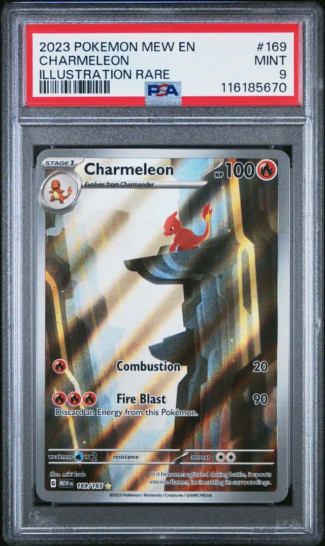 PSA 9 Charmeleon #169 SV 151 Pokemon 2023 MINT
