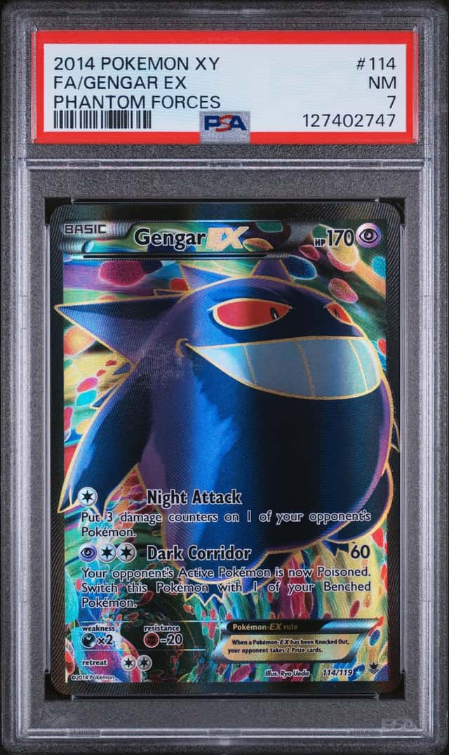 2014 Pokemon XY Phantom Forces Gengar Ex #114