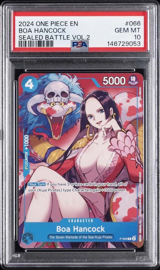 2024 ONE PIECE PROMOS SEALED BATTLE VOL.2 #066 BOA HANCOCK PSA 10