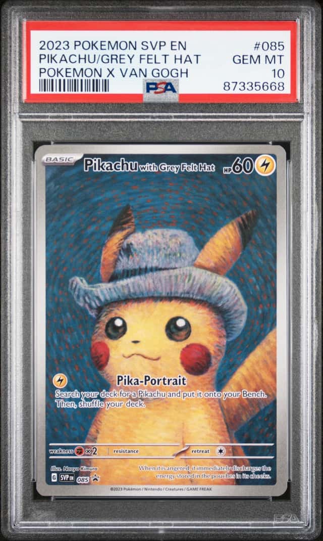 Pikachu/Grey Felt Hat