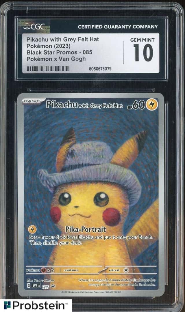 Pikachu/Grey Felt Hat