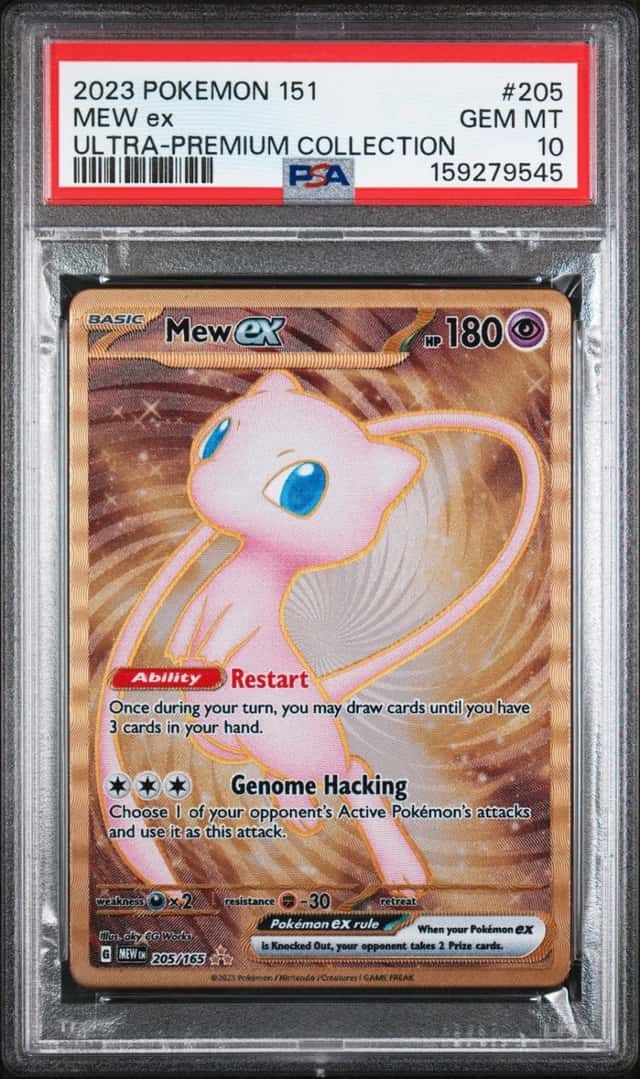 2023 POKEMON 151 ULTRA-PREMIUM COLLECTION #205 MEW EX PSA 10