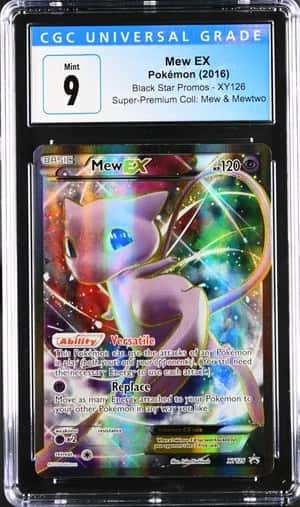Mew EX XY126 Pokemon TCG XY Promo Holo English CGC 9