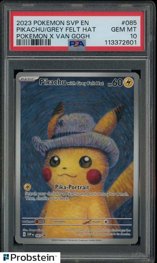 Pikachu/Grey Felt Hat