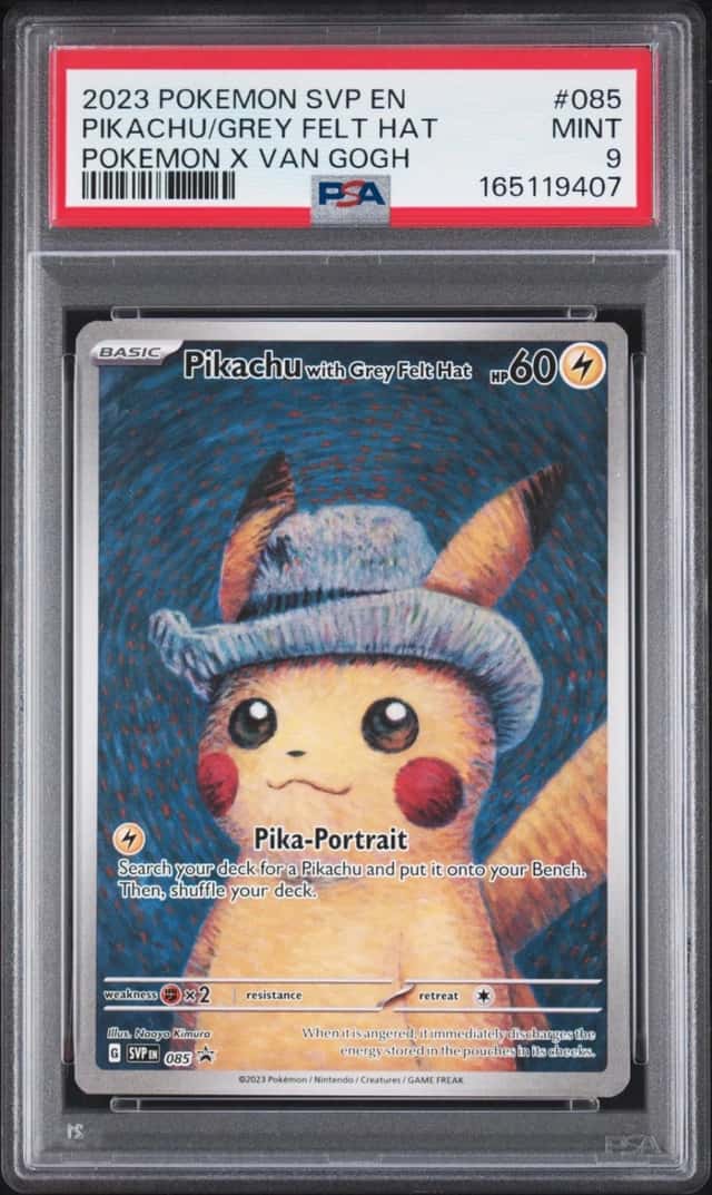 Pikachu/Grey Felt Hat