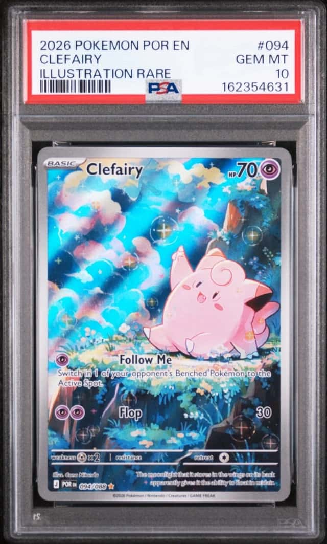 2026 POKEMON POR EN-PERFECT ORDER ILLUSTRATION RARE #094 CLEFAIRY PSA 10