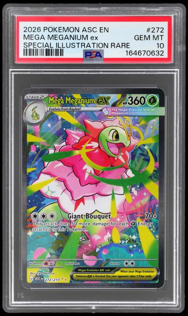 2026 Pokemon Mega Ascended Heroes Special Illustration Rare Mega Meganium Ex #272