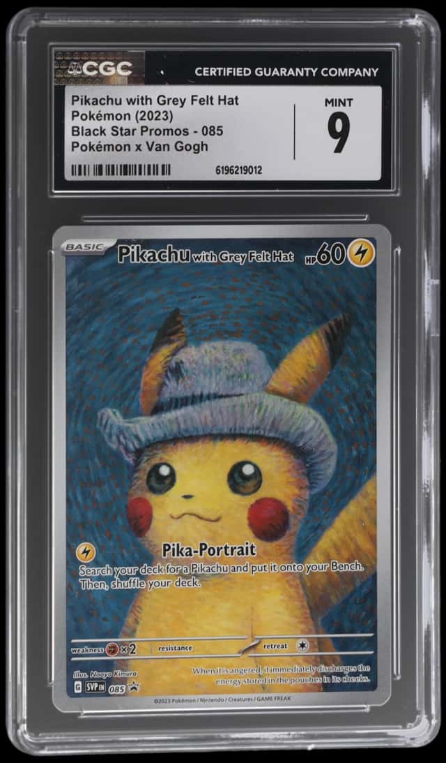 Pikachu/Grey Felt Hat