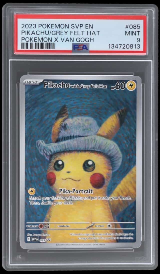Pikachu/Grey Felt Hat