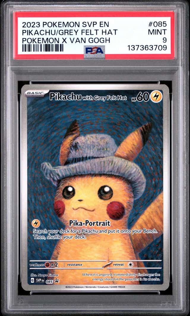 Pikachu/Grey Felt Hat