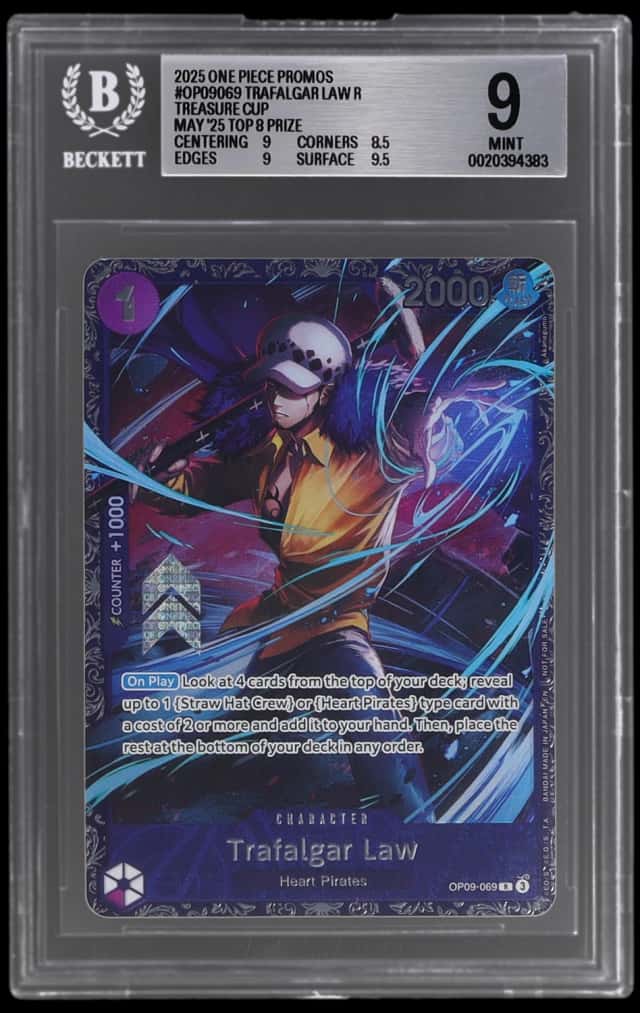 2025 One Piece Card Game Promos Treasure Cup Trafalgar Law #OP09069