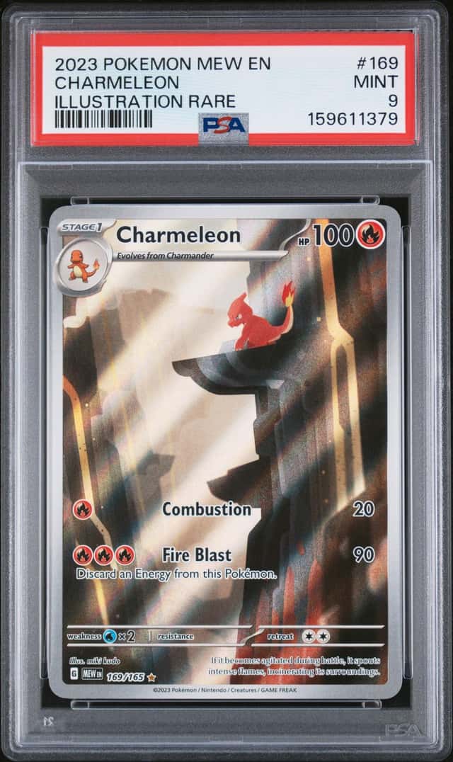 2023 Pokemon SV 151 Charmeleon Full Art Illustration Rare #169/165 PSA 9
