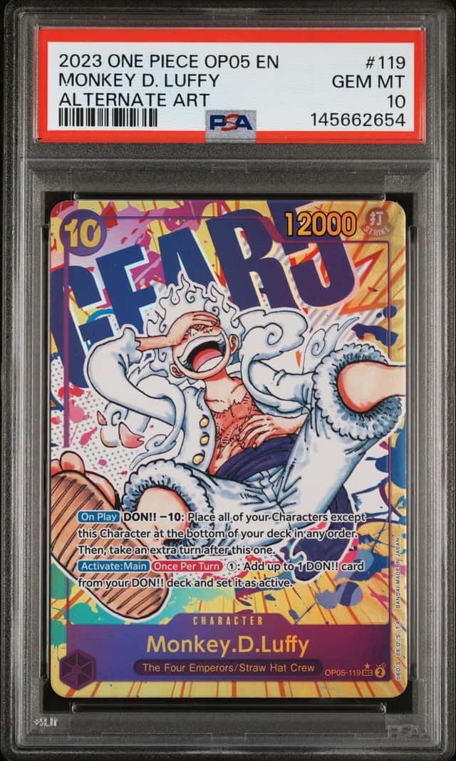 2023 One Piece Awakening of the New Era Alternate Art Monkey D. Luffy #OP05-119