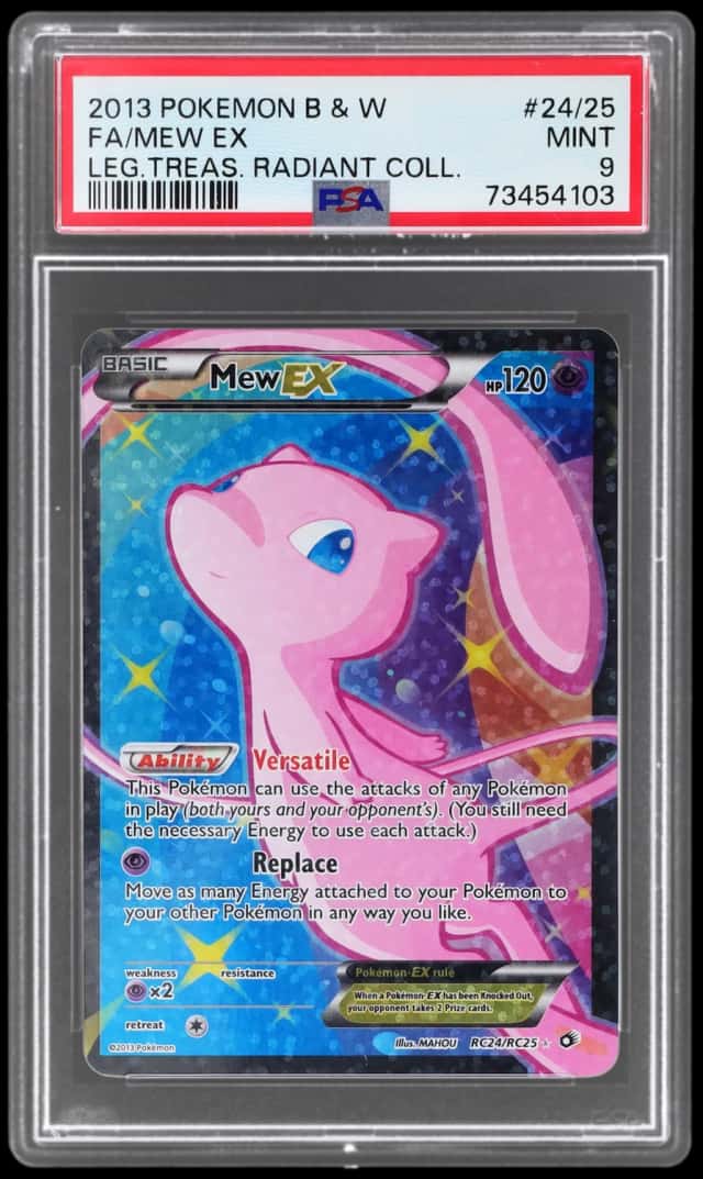 2013 Pokemon Black and White Legendary Treasures Radiant Collection Mew Ex #RC24