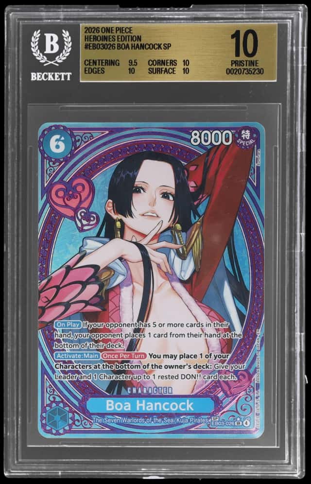 2026 One Piece Extra Booster Heroines Edition Alternate Art Boa Hancock #EB03-026