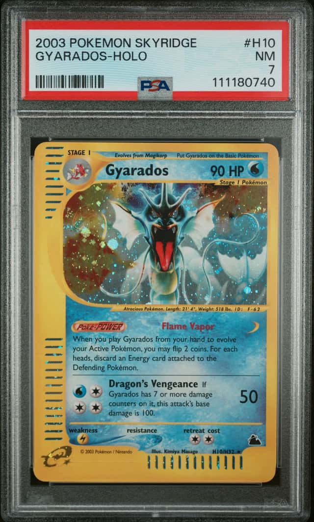 2003 Pokemon Skyridge Holo Gyarados #H10