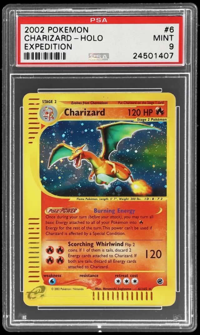 2002 Pokemon Expedition Holo Charizard #6