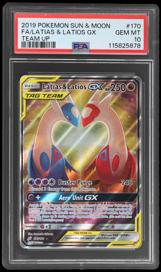 2019 Pokemon Sun and Moon Team Up Latias/Latios Gx #170