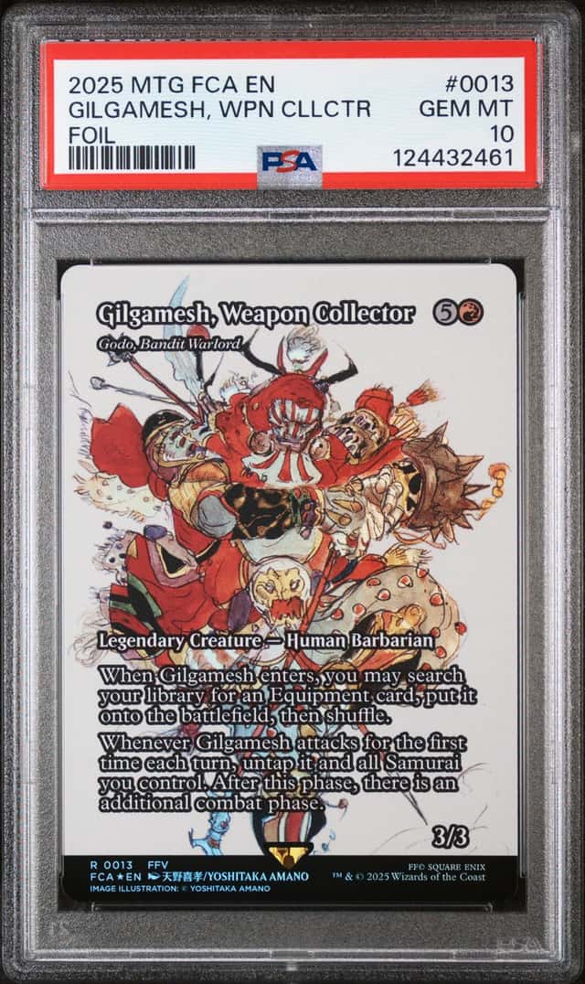 Gilgamesh, Weapon Collector