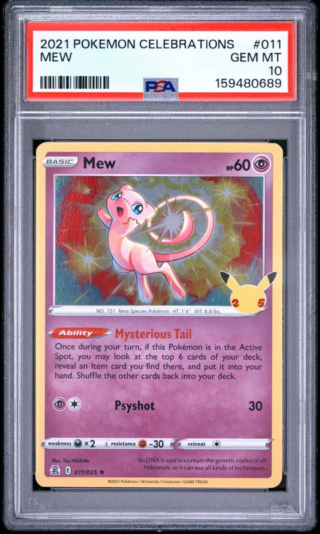 2021 Pokemon Celebrations #011 Mew PSA 10 GEM MINT