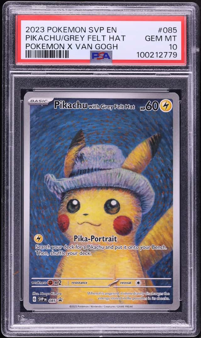 Pikachu/Grey Felt Hat