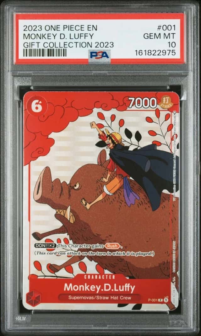 One Piece Monkey D. Luffy Gift Coll. 2023 P-001 PSA 10 Gem Mint