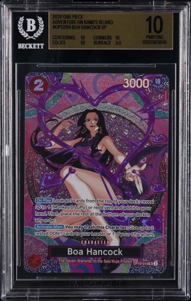 2026 ONE PIECE ADVENTURE ON KAMI'S ISLAND #OP12014 BOA HANCOCK SP BGS 10