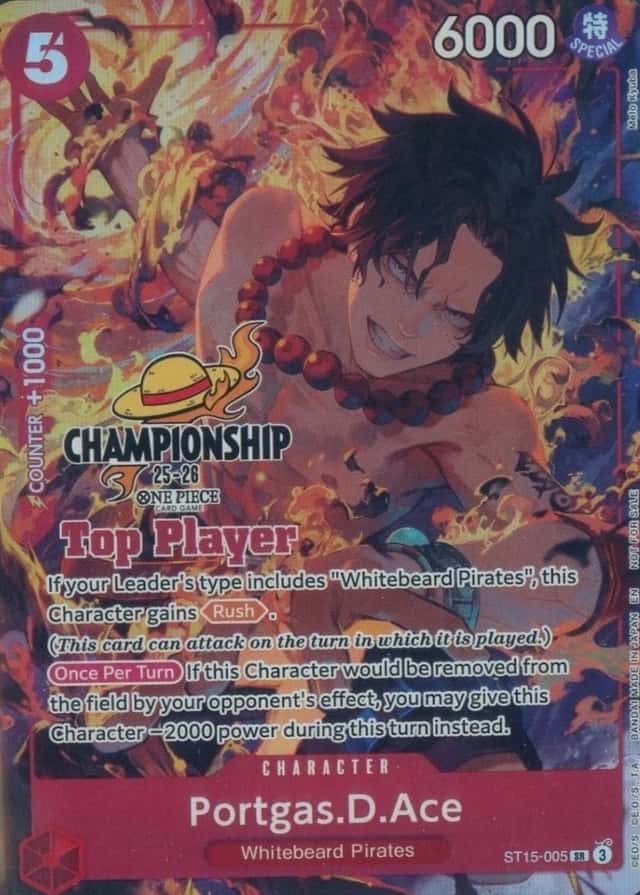 Portgas.D.Ace SR/(Championship 25-26 Top Player Pack)