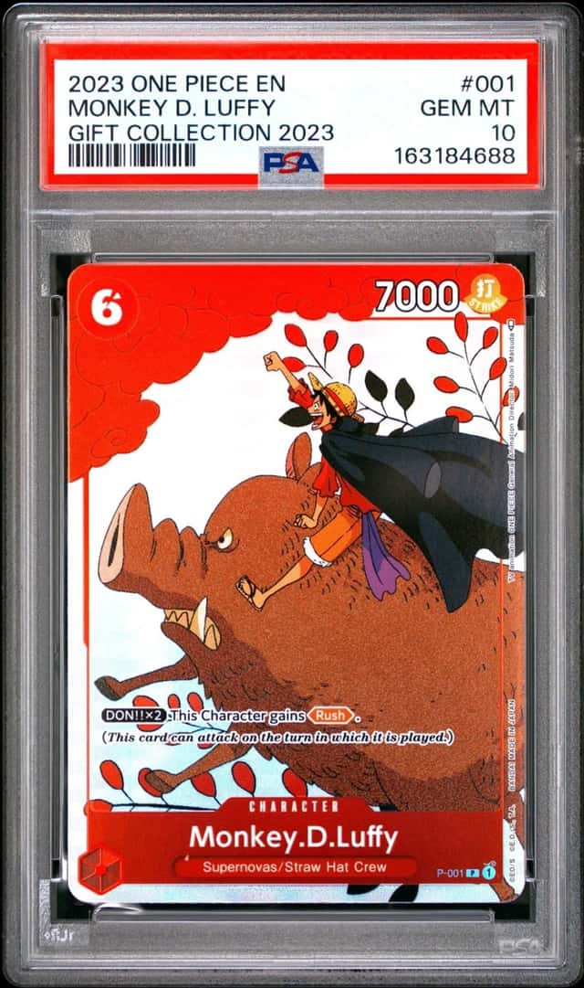 One Piece Monkey D. Luffy Gift Coll. 2023 P-001 PSA 10 Gem Mint