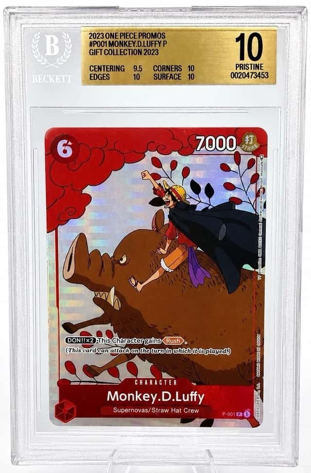 Monkey.D.Luffy (Gift Collection 2023) P-001 MP One Piece Promotion Cards