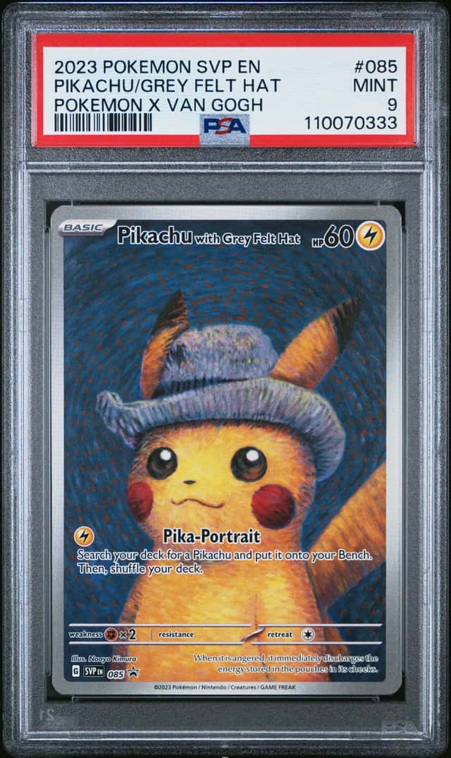 Pikachu/Grey Felt Hat
