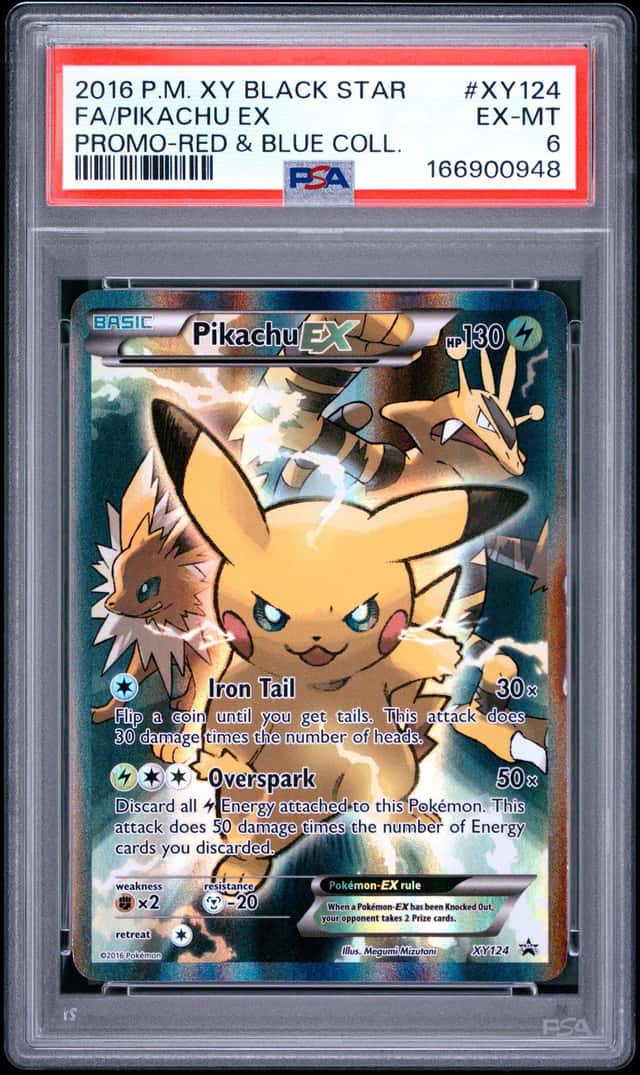 The Pokémon Company Pikachu EX XY Promo Holo XY124 English PSA 6