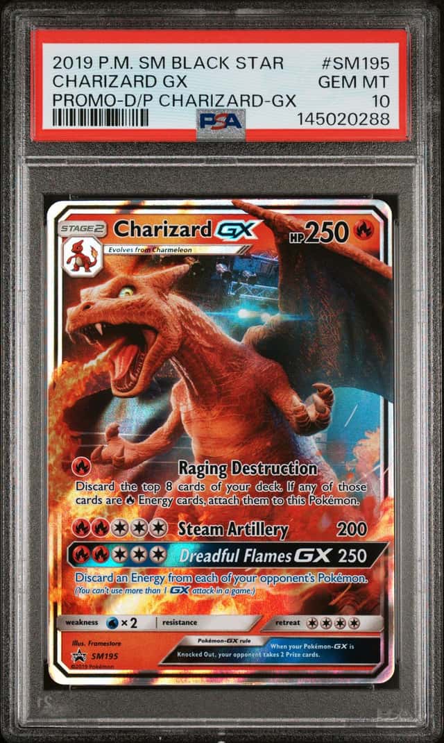 Charizard PSA 10 2019 Pokemon SM Black Star Promos #SM195 0288