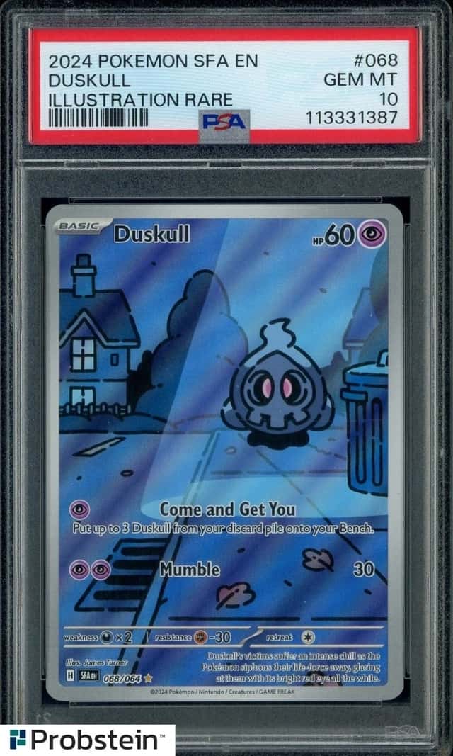 2024 Pokemon SFA En #068 Duskull Illustration Rare PSA 10 GEM MINT