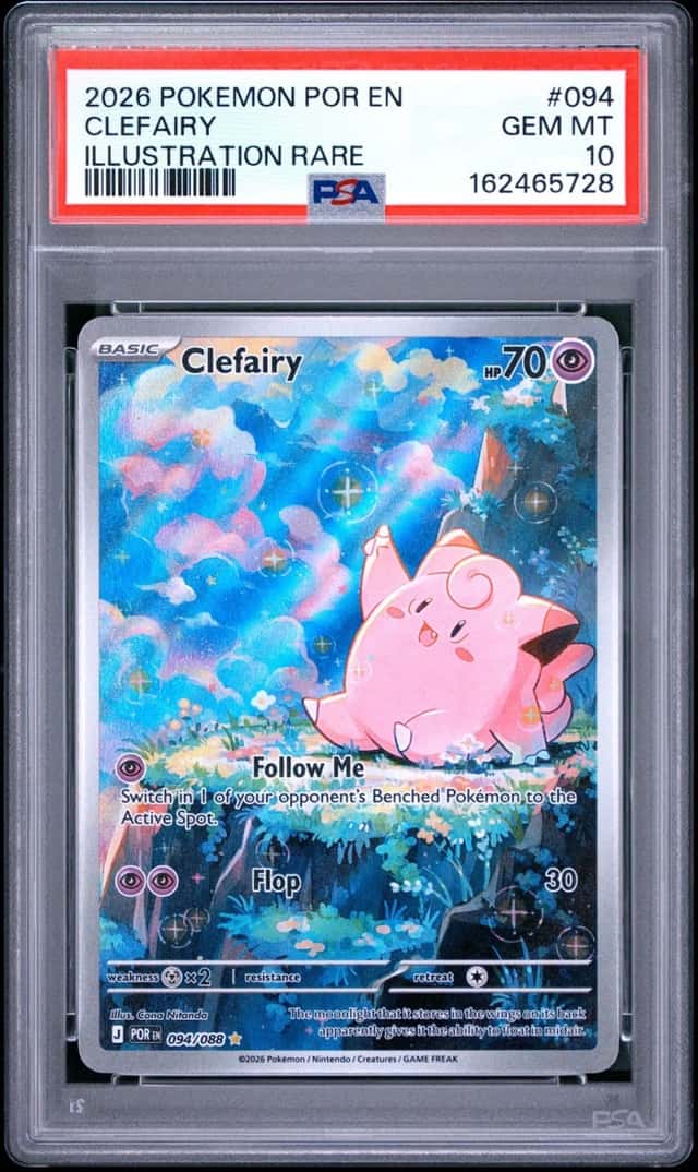 2026 POKEMON POR EN-PERFECT ORDER ILLUSTRATION RARE #094 CLEFAIRY PSA 10