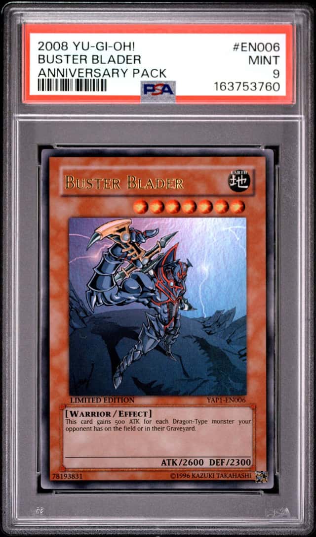 Yugioh Buster Blader Anniversary Pk. YAP1-EN006 PSA 9 Mint