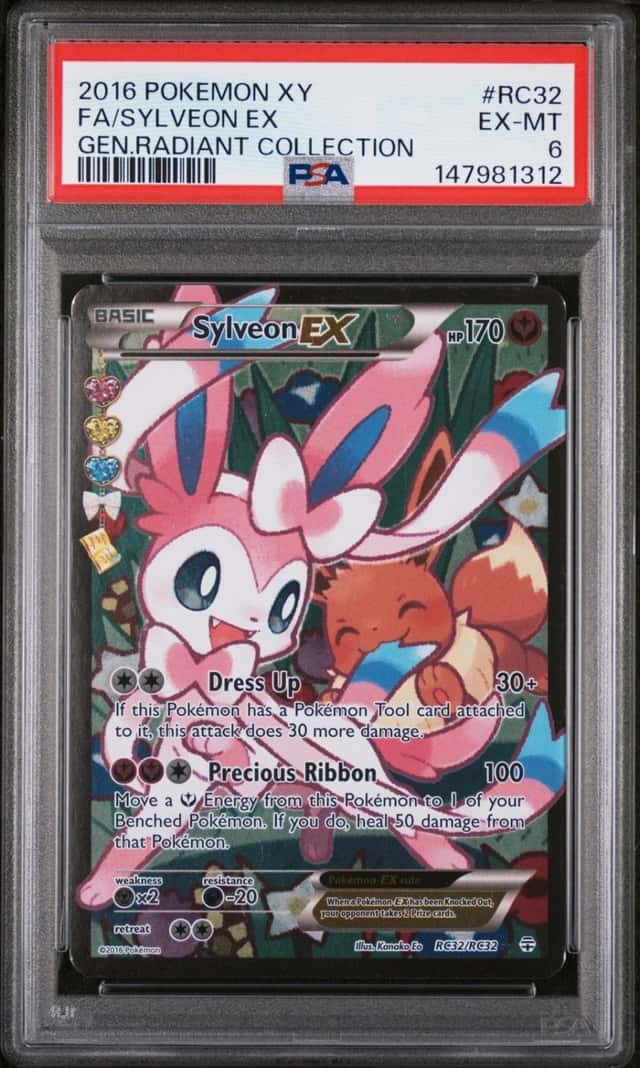 Pokemon Sylveon EX XY Generations Radiant Coll. RC32/83 PSA 6