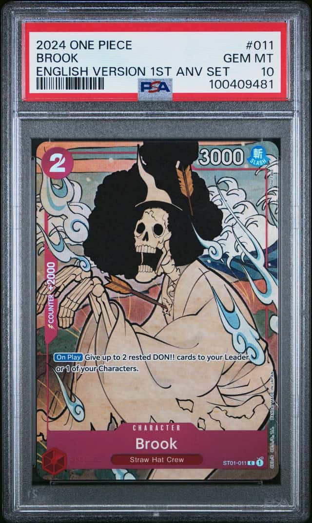 2024 One Piece Promo 1st Anniversary Set Brook #ST01-011