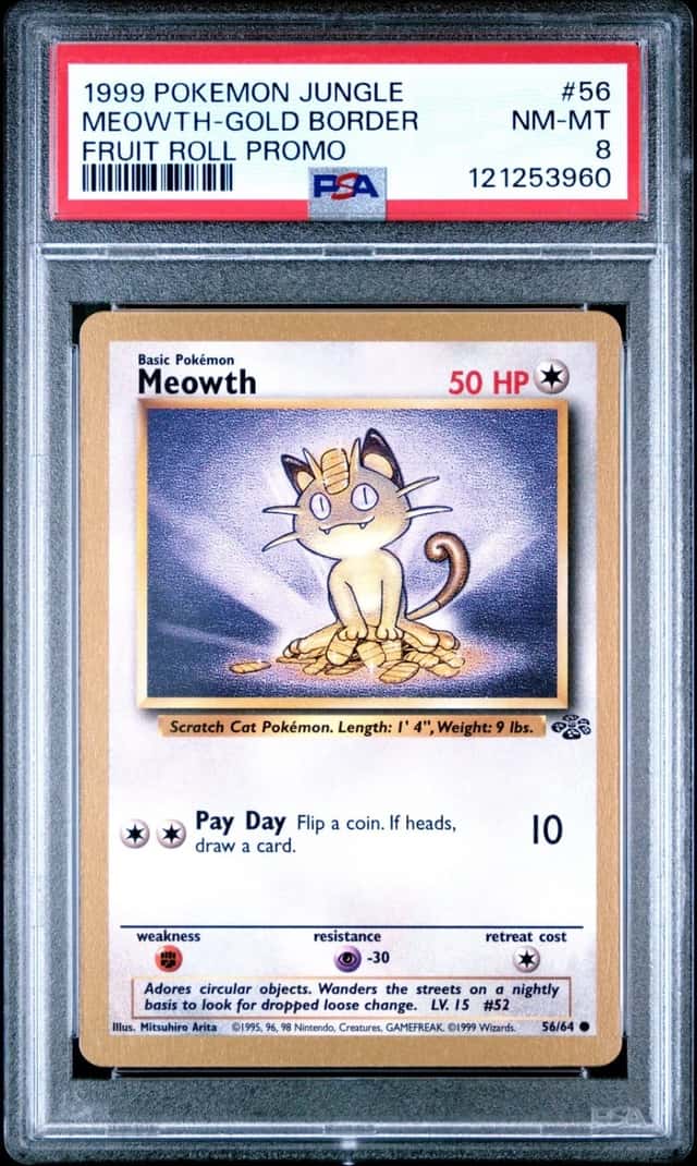 Meowth-Gold Border