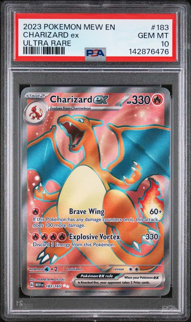 Pokémon TCG Charizard EX Scarlet & Violet Holo Ultra Rare Card 183/165