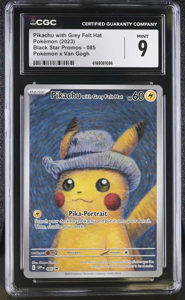 Pikachu/Grey Felt Hat